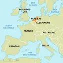 Pays-Bas : carte de situation - crédits : Encyclopædia Universalis France