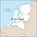 La Haye : carte de situation - crédits : © Encyclopædia Universalis France