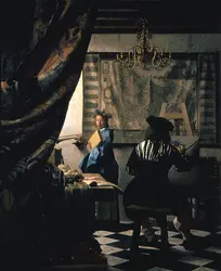 L'Atelier, J. Vermeer - crédits :  Bridgeman Images 