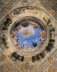 Plafond de la « Chambre des époux », fresques d'Andrea Mantegna - crédits : M. Carrieri/ De Agostini/ Getty Images 