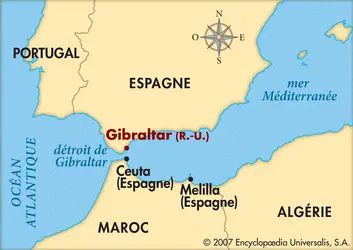 Gibraltar - crédits : © Encyclopædia Universalis France