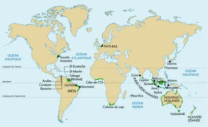 Empire colonial hollandais - crédits : © Encyclopædia Universalis France