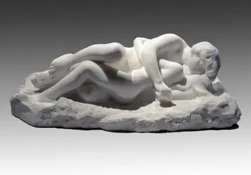 <em>Amour et Psyché</em>, sculpture d’Auguste Rodin - crédits : AKG-images