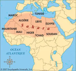 Désert du Sahara - crédits : © Encyclopædia Universalis France