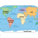 Les 2 hémisphères de la Terre - crédits : © Encyclopædia Universalis France