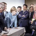 Angela Merkel face à Donald Trump - crédits : © Jesco Denzel/ picture alliance/ DPA/ Photononstop