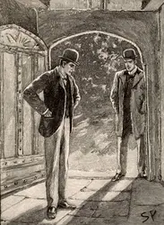 Les Aventures de Sherlock Holmes, illustration de 1893 - crédits : © Image Asset Managemen./ World History Archive/ Age fotostock