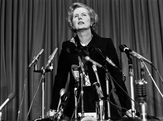 Margaret Thatcher, 1979 - crédits : Hulton-Deutsch/ Hulton-Deutsch Collection/ Corbis Historical/ Getty Images