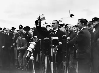 Arthur Neville Chamberlain - crédits : Hulton-Deutsch Collection/ Corbis Historical/ Getty Images