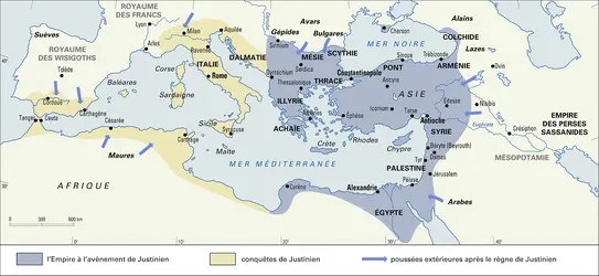 Empire byzantin - crédits : Encyclopædia Universalis France