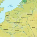Peuplement du nord de la Gaule - crédits : © Encyclopædia Universalis France