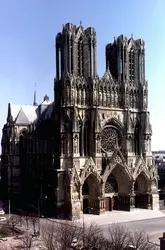 Portail de la cathédrale de Reims, Marne - crédits :  Bridgeman Images 