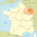 Ancienne région Lorraine - crédits : © Encyclopædia Universalis France