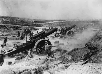 Bataille de la Somme, 1916 - crédits : Hulton Archive/ Getty Images
