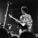 Jimi Hendrix - crédits : Doug McKenzie/ Hulton Archive/ Getty Images