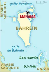 Bahreïn : carte générale - crédits : Encyclopædia Universalis France