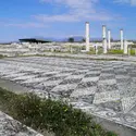 Ruines du palais de Pella, Grèce - crédits : Carole Raddato/ flickr ; CC BY-SA 2,0