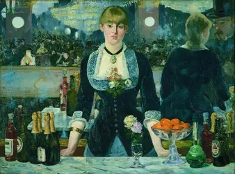 Un bar aux Folies-Bergère, É. Manet - crédits : Courtauld Institute Galleries, London