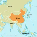 Chine : carte de situation - crédits : Encyclopædia Universalis France