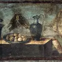 Nature morte avec des œufs et une cruche de lait - crédits :  Bridgeman Images 