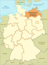 Land de Mecklembourg-Poméranie-Occidentale - crédits : © Encyclopædia Universalis France