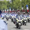 Motards de la police nationale - crédits : © John van Hasselt/ Corbis/ Getty Images