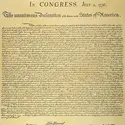 Déclaration d'indépendance américaine, 1776 - crédits : © The Granger Collection, New York