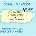 Porto Rico [États-Unis] : carte générale - crédits : Encyclopædia Universalis France