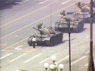 Massacre de la place Tiananmen, Beijing, Chine, 1989 - crédits : CNN/  3rd Party - Misc/ Getty Images