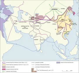 Chine : empire des Han - crédits : Encyclopædia Universalis France