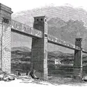 Pont Britannia, Grande-Bretagne - crédits : © F. S. Williams, 1852