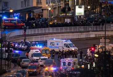 Attentat terroriste, Paris, 2015 - crédits : Ian Langsdon/ EPA