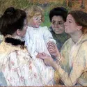 Femmes admirant un enfant, M. Cassatt - crédits : Don de Edward Chandler Walker,  Bridgeman Images 