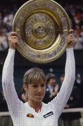 Chris Evert - crédits : Fox Photos/ Hulton Archive/ Getty Images