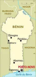 Bénin : carte générale - crédits : Encyclopædia Universalis France