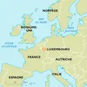 Luxembourg : carte de situation - crédits : Encyclopædia Universalis France