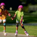 Enfants faisant du roller - crédits : © Al Bello / Allsport/ Getty Images Sport/ Getty Images