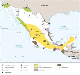 Mexique : économie - crédits : © Encyclopædia Universalis France