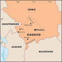 Kosovo - crédits : © Encyclopædia Britannica, Inc.