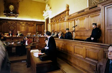 Cour d’assises de Paris en 1995 - crédits : © Germain Rey/ Gamma-Rapho/ Getty Images