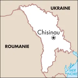 Chisinau : carte de situation - crédits : © Encyclopædia Universalis France