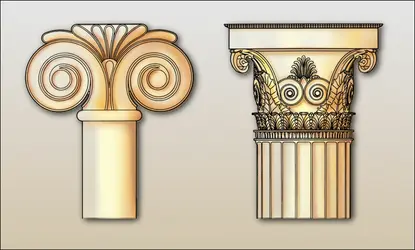 Ordre ionique - crédits : Encyclopædia Universalis France