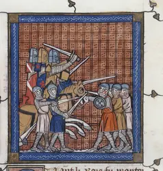 Batailles de Bouvines, 1214 - crédits : © British Library/ AKG-images