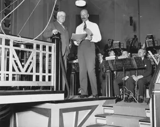Edward Elgar et Adrian Boult - crédits : Hudson/ Hulton Archive/ Getty Images