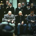 Staline, Roosevelt et Churchill à la conférence de Yalta, 1945 - crédits : Hulton Archive/ Getty Images