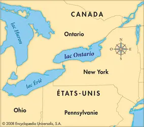 Lac Ontario - crédits : © Encyclopædia Universalis France