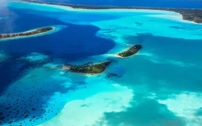 Îles dans le Pacifique sud - crédits : © Spotmatik/ Photodisc/ Getty Images