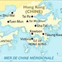 Hong Kong [Chine] : carte générale - crédits : Encyclopædia Universalis France