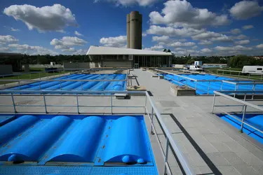 Usine de production d'eau potable - crédits : C. Dupont/ Lyonnaise des eaux, Groupe SUEZ