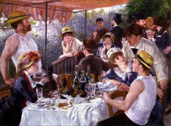 <it><em>Le Déjeuner des canotiers</em></it>, A. Renoir - crédits :  Bridgeman Images 
